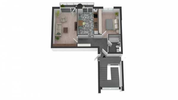 Apartament 2 camere finisat, zona Omnia Residence.