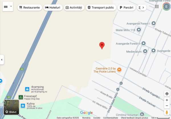Proprietar, Vand teren Pipera Voluntari, zona Matei Millo.