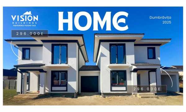 Duplex premium în Dumbrăvița | Design modern | 133mp, 4 camere, 3 băi