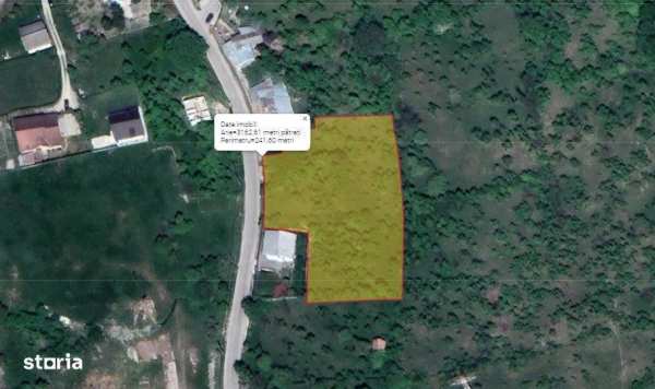 Teren intravilan la munte 3165mp - MOROENI, DAMBOVITA