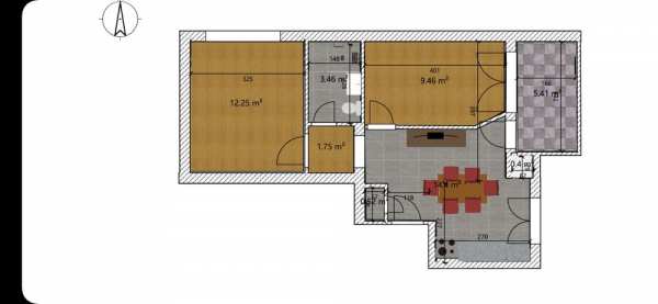 Apartament 3 camere