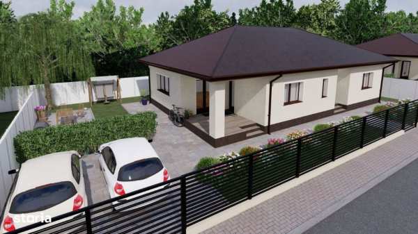 Imobiliare Domnesti - toate utilitatie parter 3 dorm 2 bai la cheie
