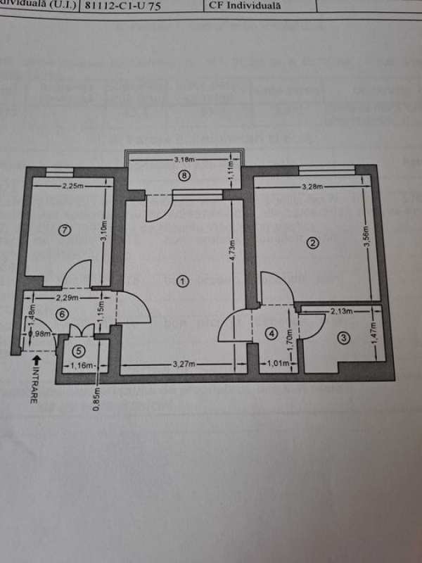 Vand apartament 2 camere