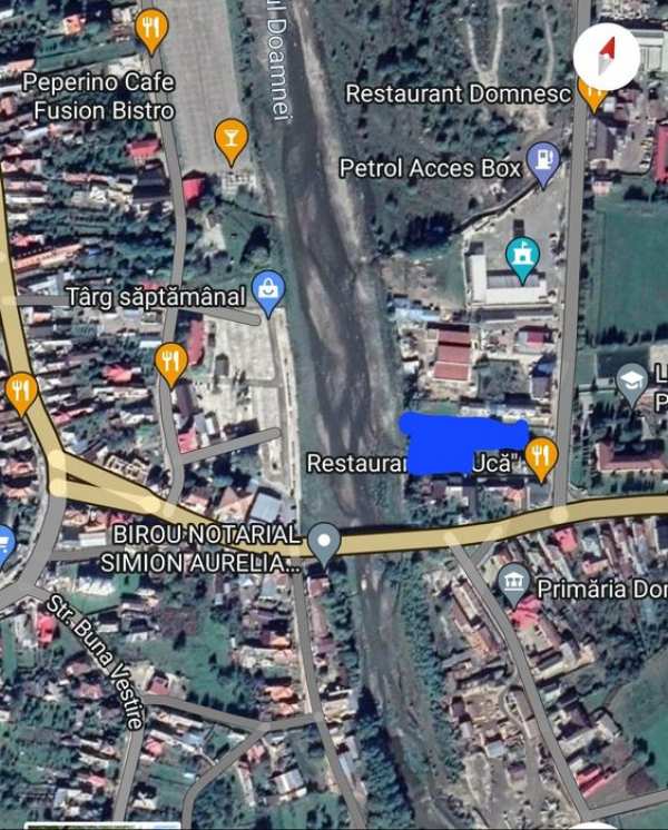 Teren central Domnesti-Arges langa targul saptamanal