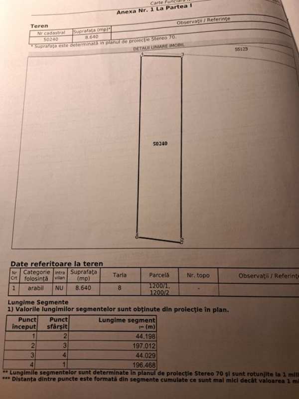Vând/schimb 38950 mp / 3,89 ha în loc. Răscruci (20km de Cluj-Napoca )