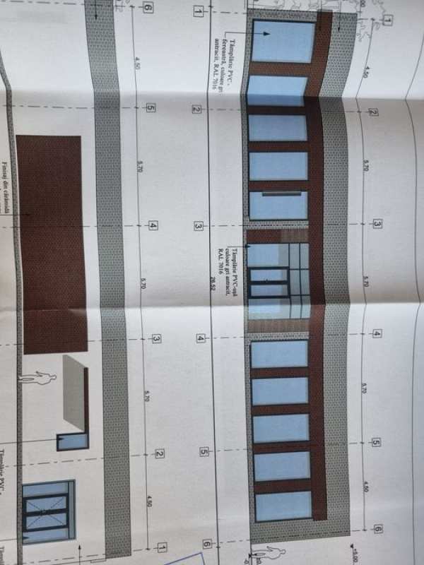 teren 963mp cu autorizatie  spatiu comercial 425mp construiti centru