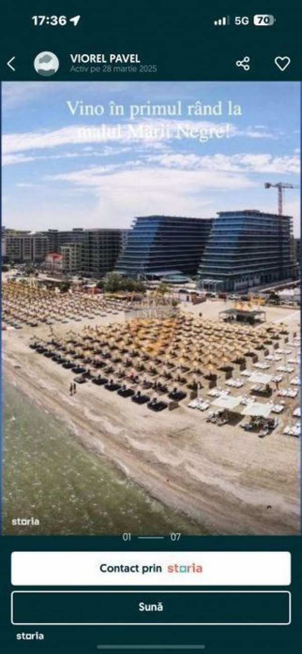 Afacere la Cheie Plaja cu nisip fin White Titanic Mamaia Nord beach ba