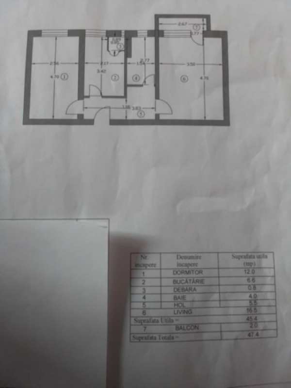 Proprietar, vand apartament 2 camere, decomandate.