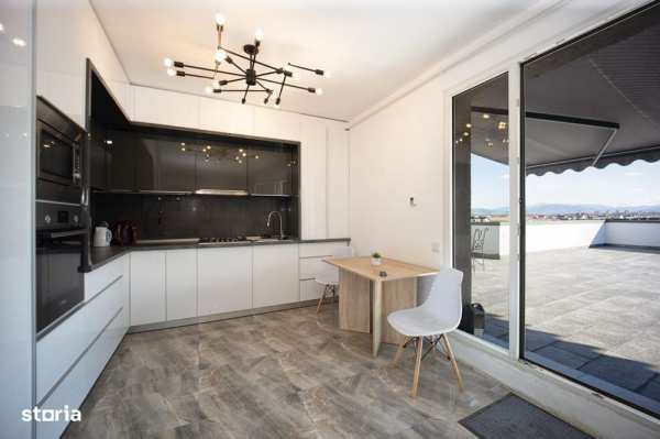 Penthouse  Premium , 2 camere 100 mp , terasa 110 mp