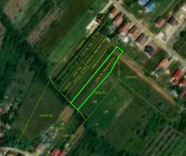 Teren intravilan central in Negresti Oas la pret mic