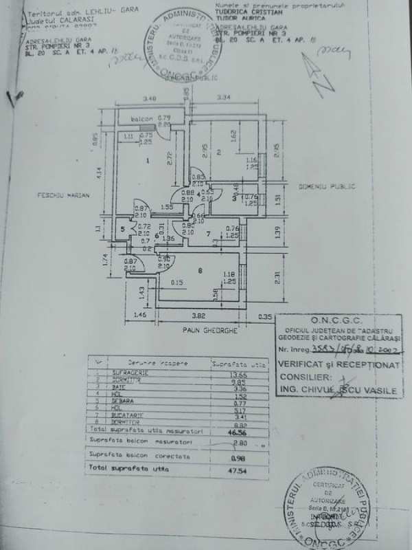 Apartament 3 camere