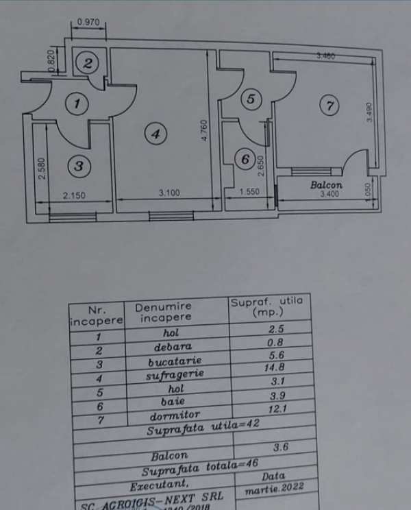 Apartament de vanzare