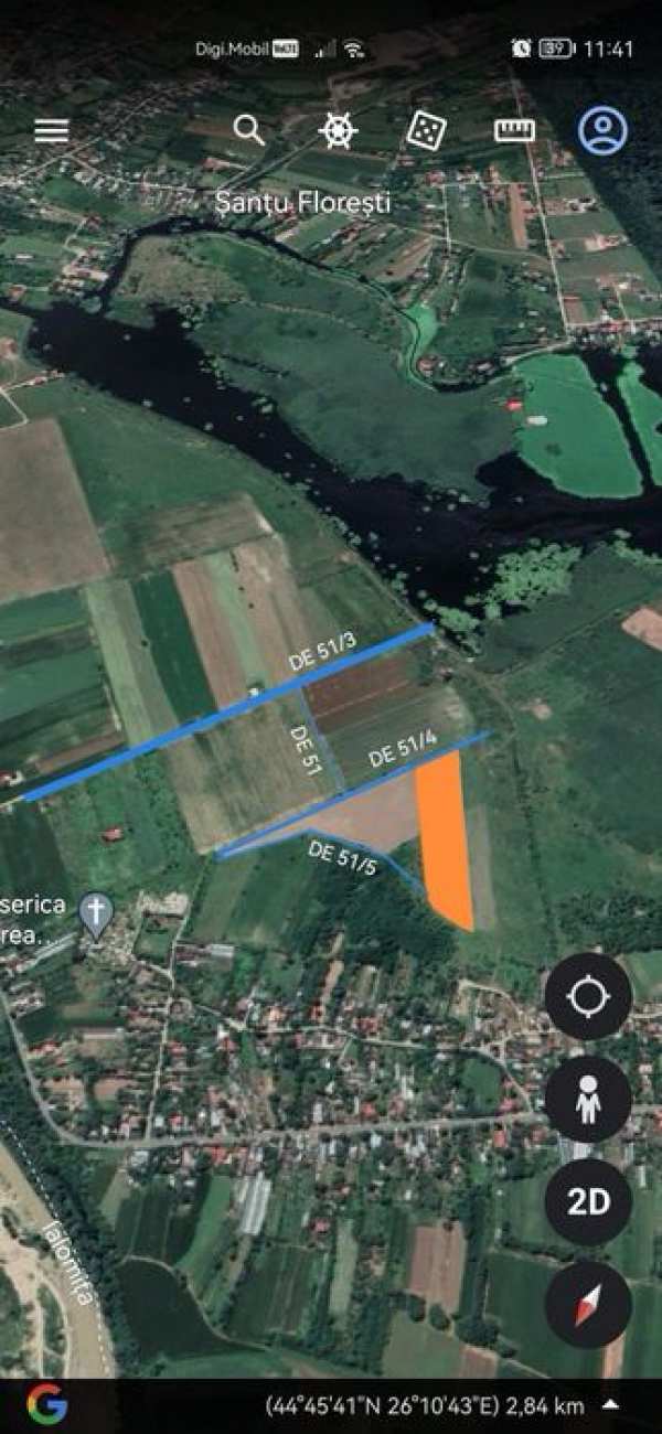 Snagov Siliștea 14700mp la 100m de lac.