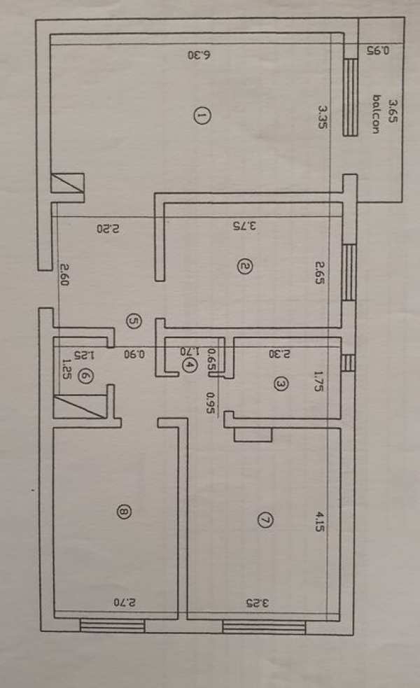 Apartament 3 camere în Leţcani