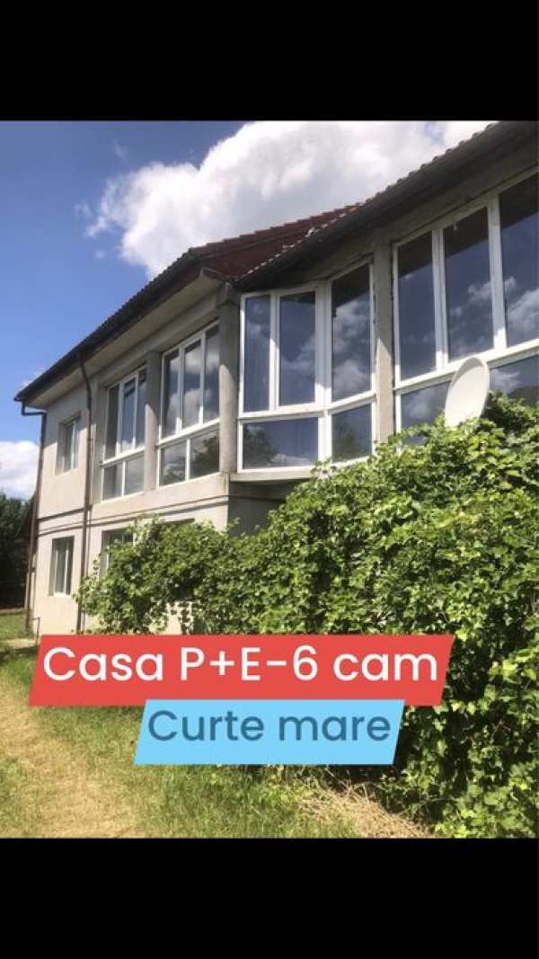 Casa mare 6 camere curte piscina pret cu factura
