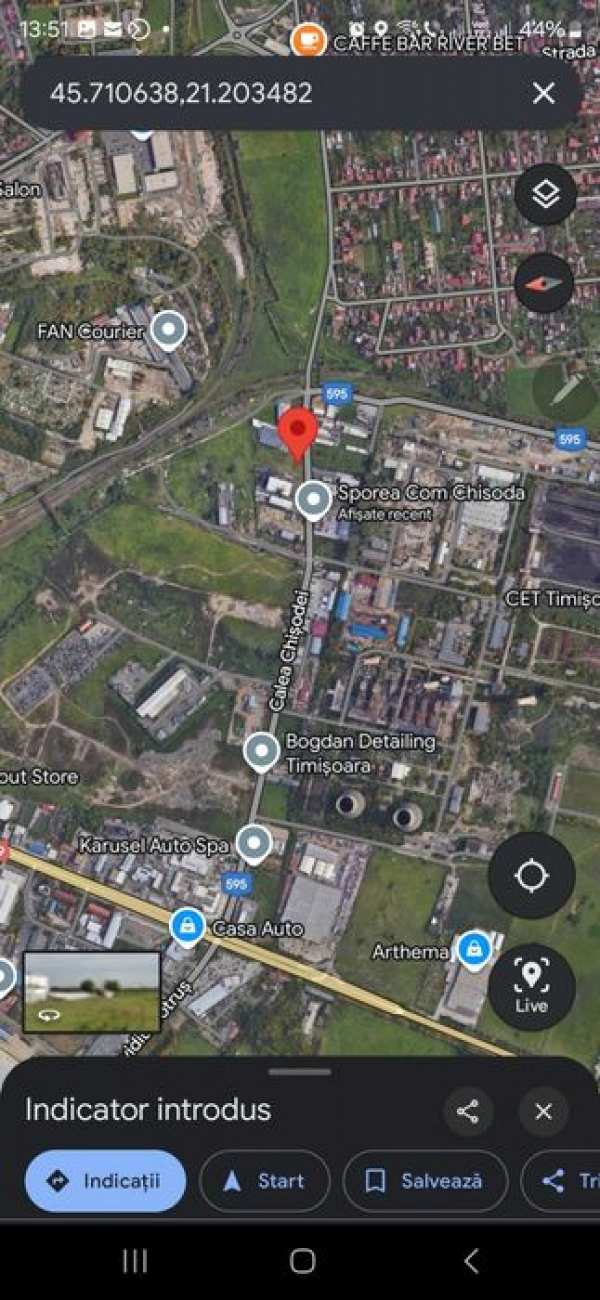 Teren de inchiriat zona industriala, depozitare/productie 0.8 euro/mp