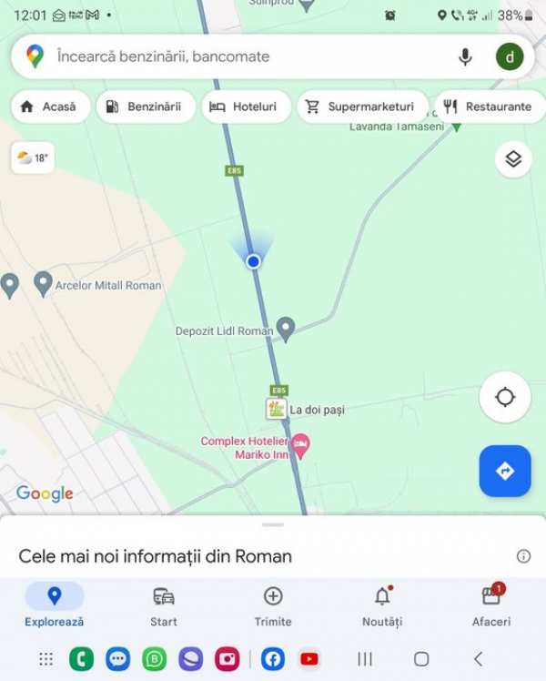 Teren intravilan Cordun, la E85 Roman-Traian