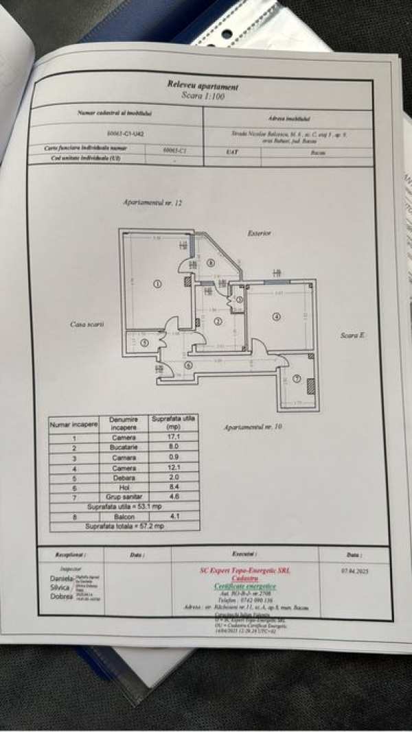 Apartament central 2 camere decomandat , str. Nicolae balcescu