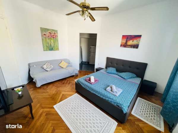Garsoniera regim hotelier/pe zi Unirii centru vechi cu centrala