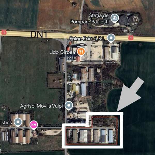 De vanzare hale industriale, 20.970 mp, DN1, utilitati complete