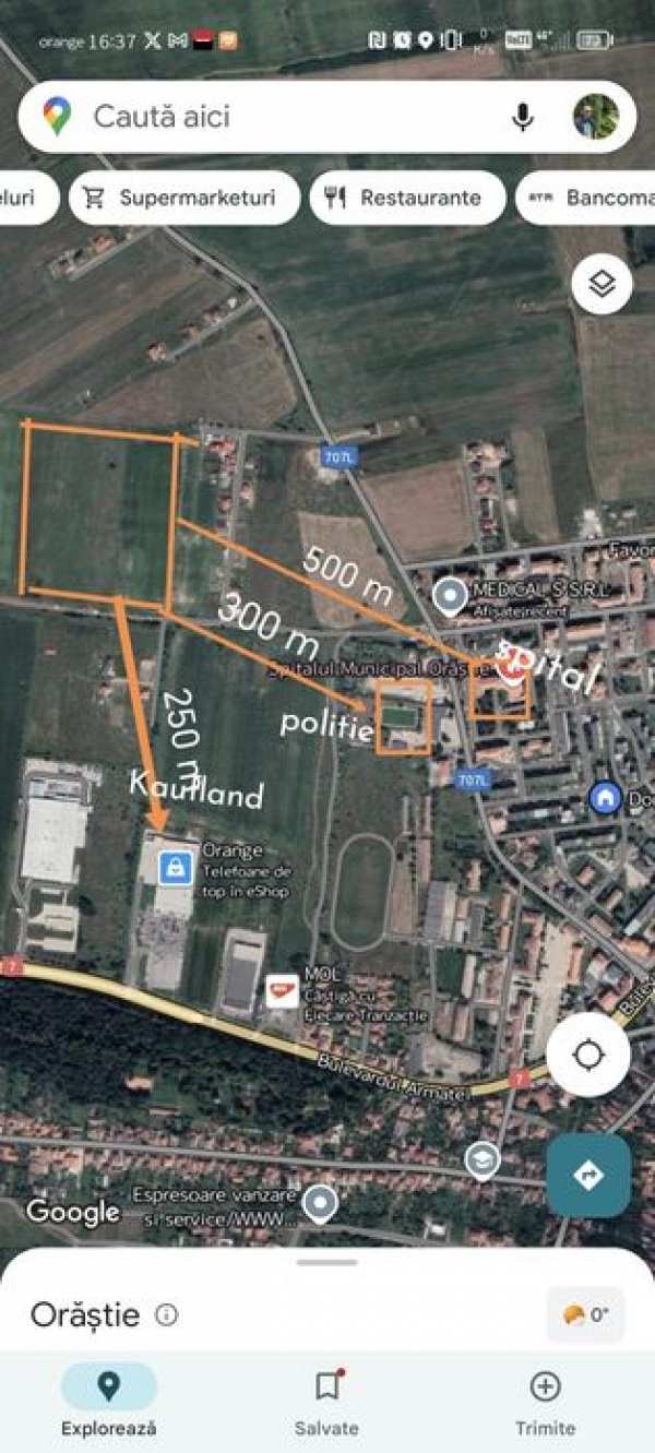 Teren intravilan de vânzare