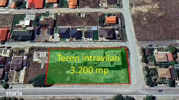 Teren intravilan 3.250 mp si structura metalica Mangalia Constanta