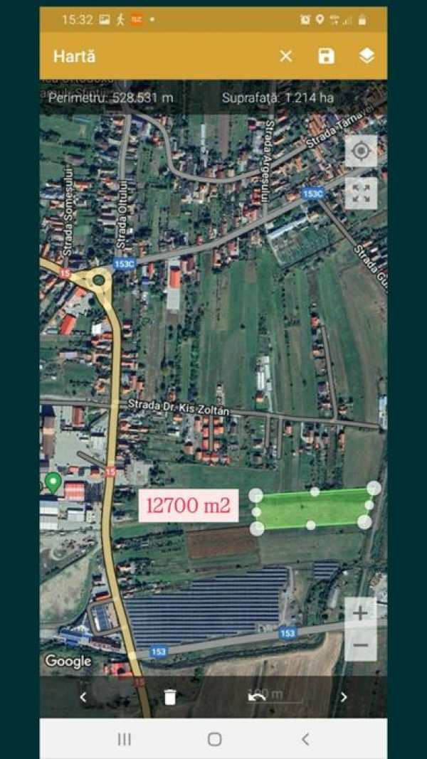 Vand teren intravilan Reghin str Kiss Zoltan
