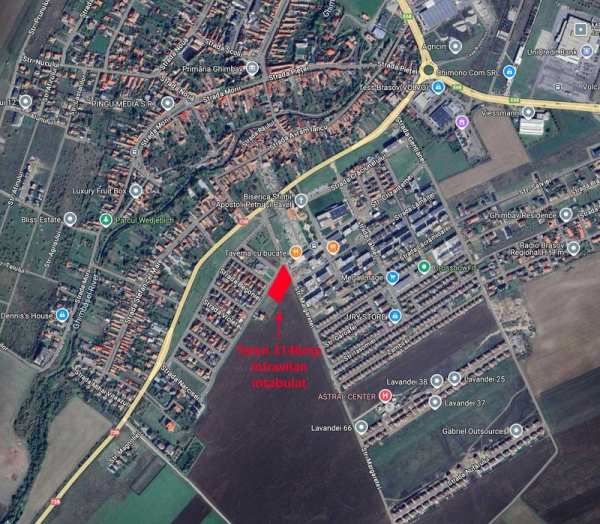 Teren intravilan 3146mp, proprietar, Ghimbav intabulat