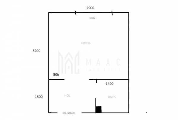 Garsonieră etaj intermediar I 13 mpu I Investiție I Semaforului