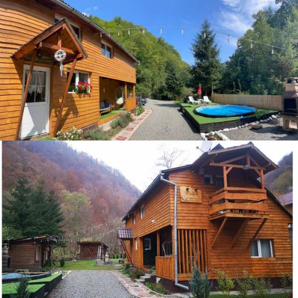 Cabana cu ciubar si piscina (afacere la cheie)