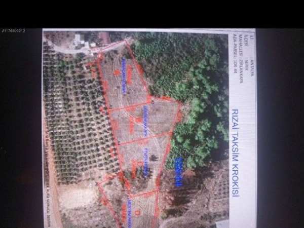 Antalya zirlankaya mahallesi satılık arsa