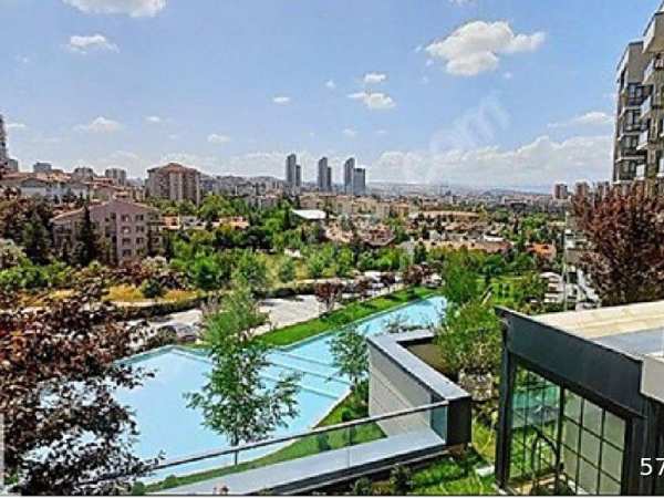 Çayyolu koordinat sitesi kapalı mutfak net 105 m2 manzaralı satılık lüks daire