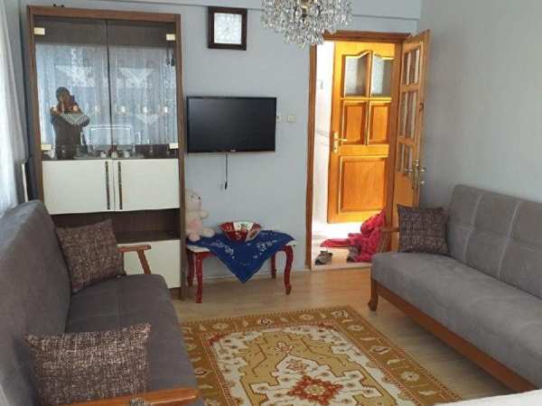 Burhaniye ören de 1+1 eşyalı kiralık daire
