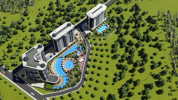 Alanya avsallar muhteşem manzarali si̇te i̇çeri̇si̇nde 1+1 satilik dai̇re!!!