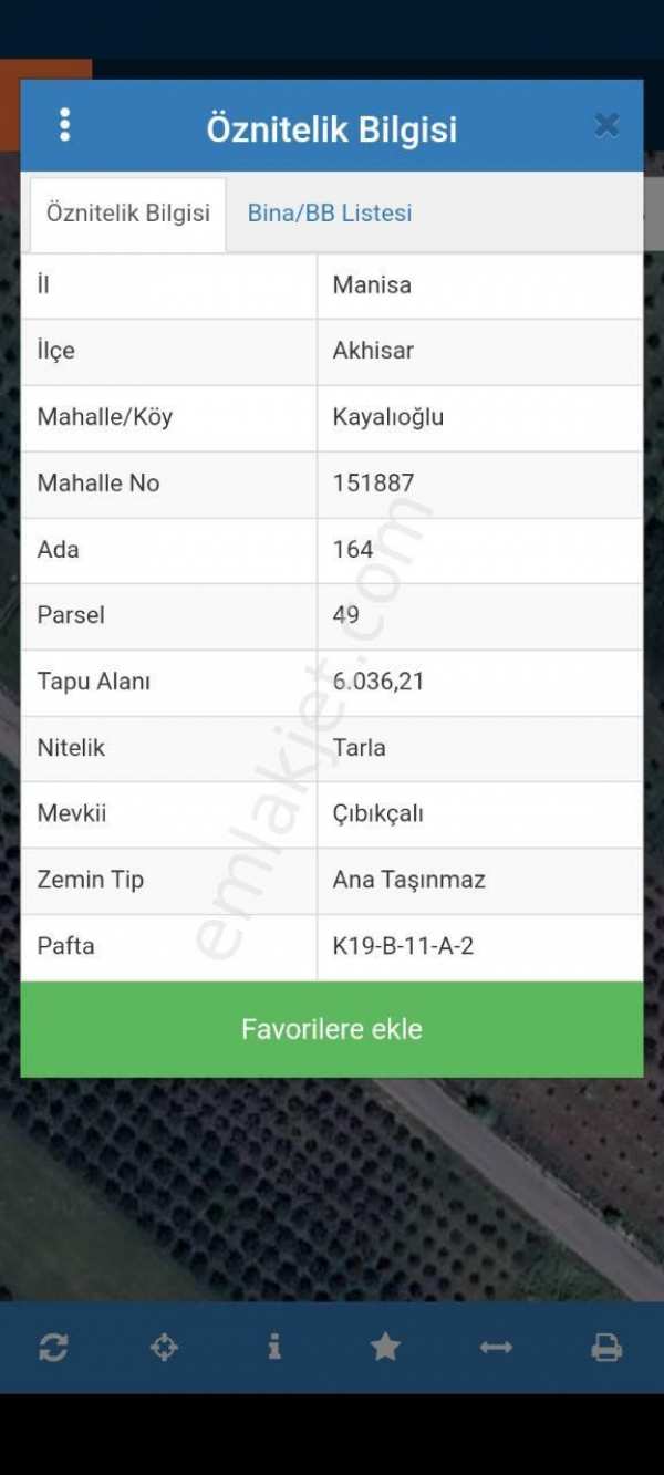Aysu konut emlaktan sati̇li̇k tarla