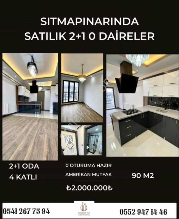 Yükselen yapi gayri̇menkulden sitmapinarinda satilik 0 dai̇re