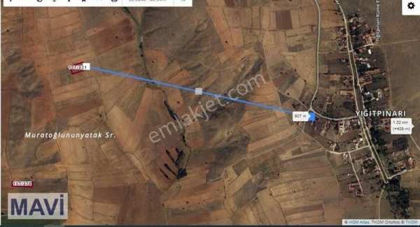 Afyonkarahi̇sar i̇hsani̇yede satilik 1368m² tarla