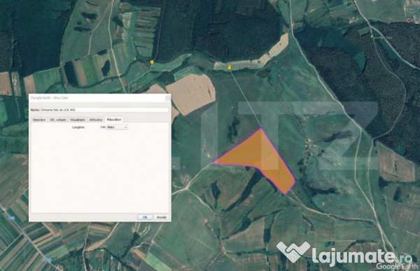 Tern extravilan 24,3504 ha, ardud