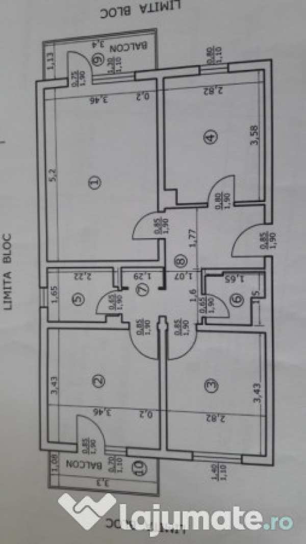 Apartament 3 camere de vanzare