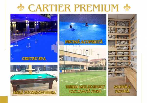 Casa premium, cartier privat cu spa si teren sport, in paulestii noi