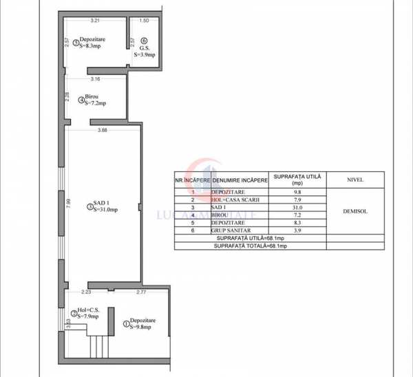 Spatiu comercial, sannicolau mare, central