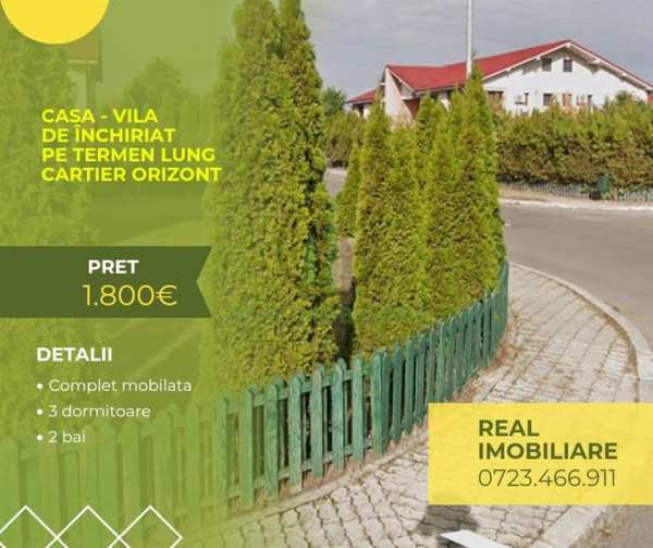 Casa-vila de lux cartier orizont !