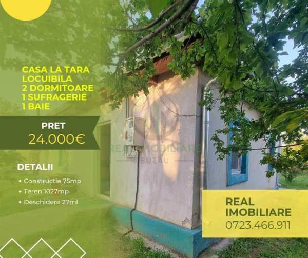 Casa de vacanta la tara - locuibila !