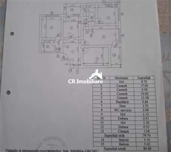 Apartament de 4 camere titan