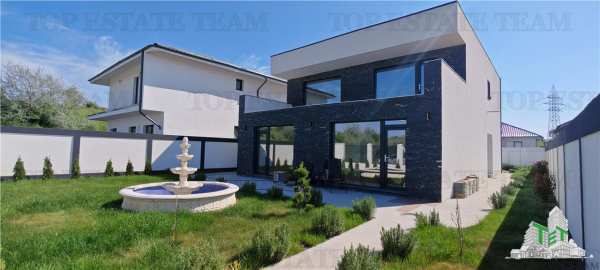 Vila premium 6 camere, 6 bai, curte 391mp, langa parc, cu toate utilitatile si finisaje de lux, incalzire in pardoseala, navodari jud constanta