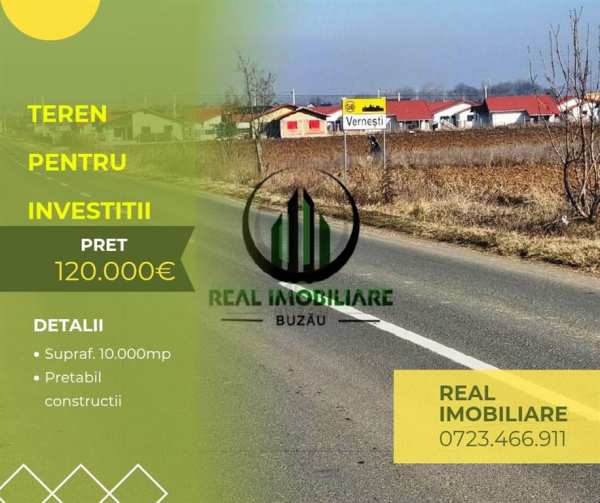 Teren centura zoresti- pretabil investitii !