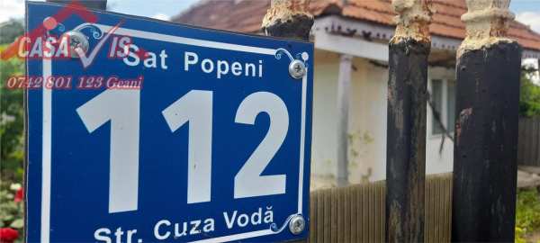 Teren si casa in com caiuti sat popeni str cuza voda nr. 112