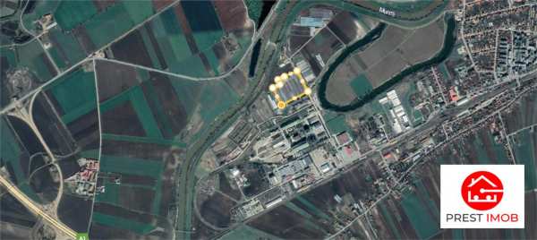 De vanzare teren intravilan in zona industriala din ludus, jud. mures
