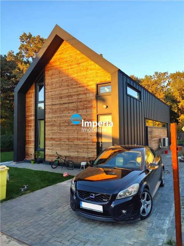 Vila stil scandinav, eficient  energetica,  la padure valea ursului