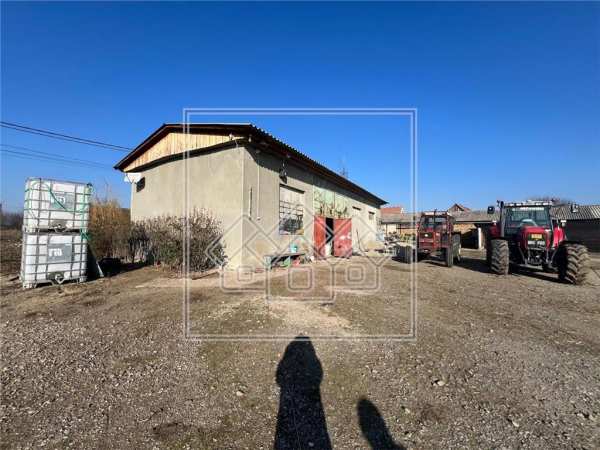 Hala cu teren 6200 mp de vanzare - curti constructii - apoldu de jos